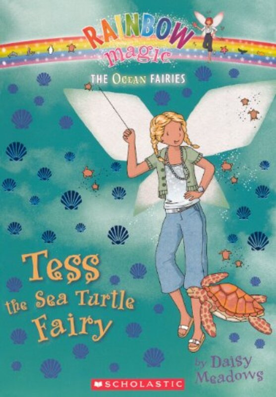 Book cover for "Tess the Sea Turtle Fairy" by Daisy Meadows