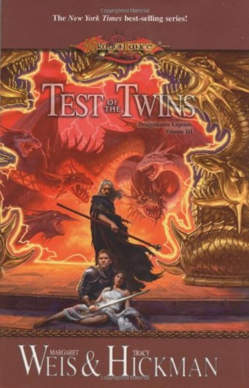 Book cover for "Test of the Twins" by Tracy Hickman