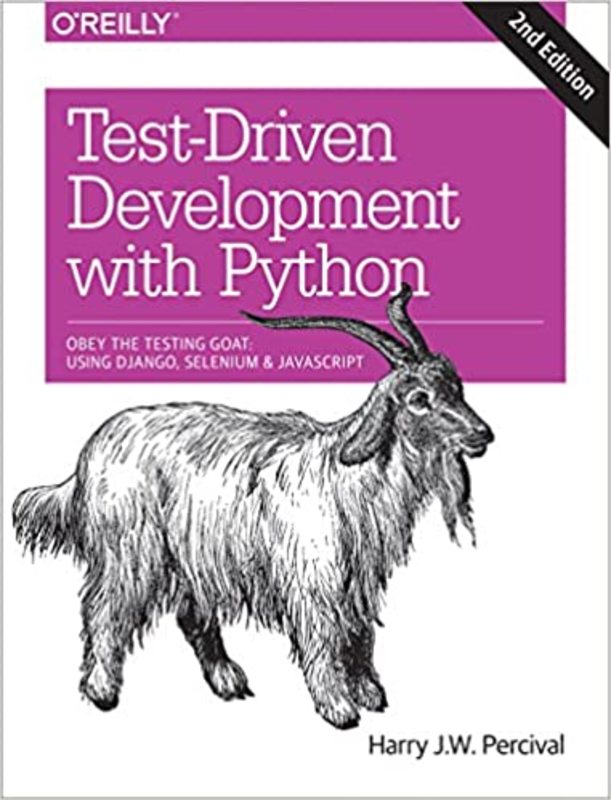 Book cover for "Test-Driven Development with Python" by Harry Percival