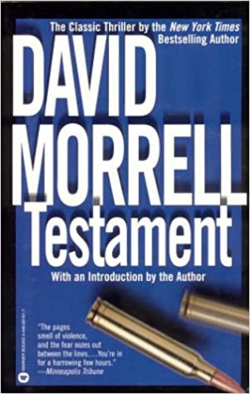 Book cover for "Testament" by David Morrell