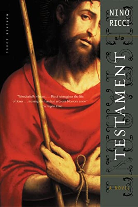 Book cover for "Testament" by Nino Ricci