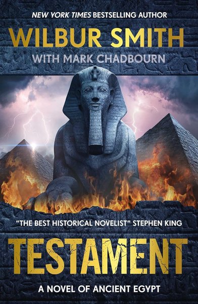 Book cover for "Testament" by Wilbur Smith