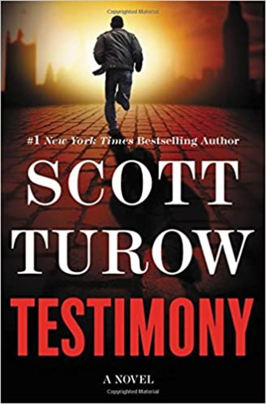Book cover for "Testimony" by Scott Turow