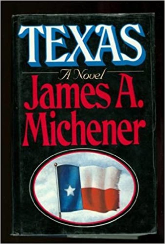 Book cover for "Texas" by James A. Michener