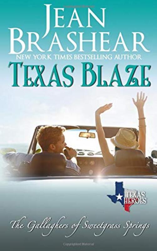 Book cover for "Texas Blaze" by Jean Brashear