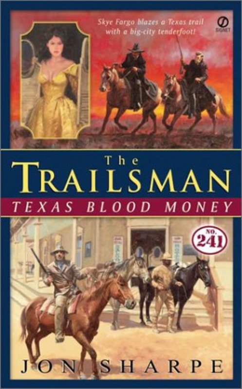 Book cover for "Texas Blood Money" by Jon Sharpe