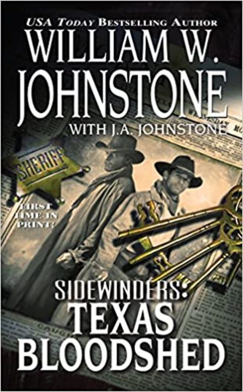 Book cover for "Texas Bloodshed" by William W Johnstone
