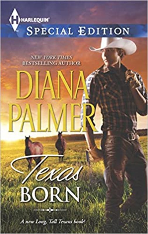 Book cover for "Texas Born" by Diana Palmer