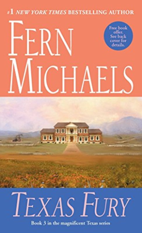 Book cover for "Texas Fury" by Fern Michaels