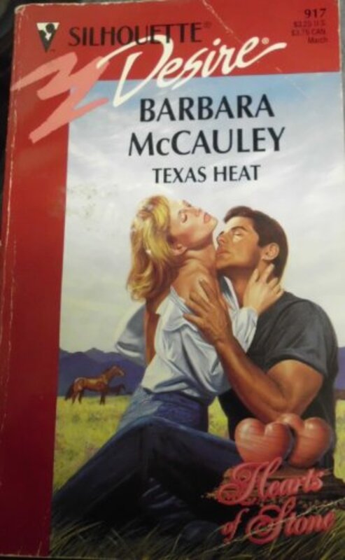 Book cover for "Texas Heat" by Barbara McCauley