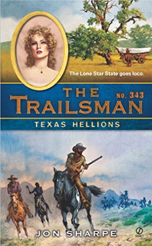 Book cover for "Texas Hellions" by Jon Sharpe