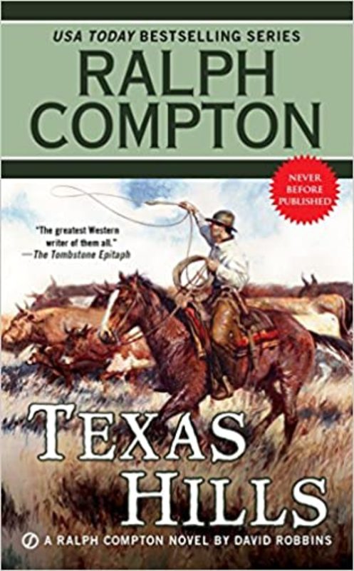 Book cover for "Texas Hills" by David Robbins