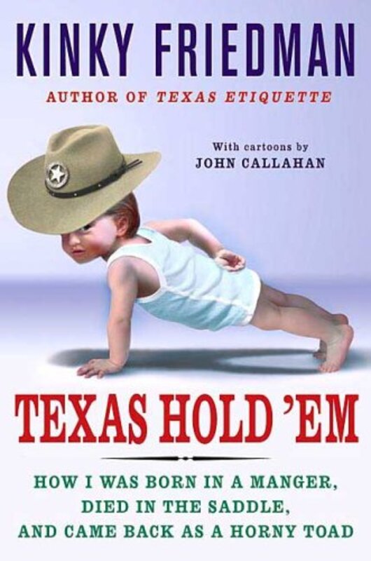 Book cover for "Texas Hold 'Em" by Kinky Friedman