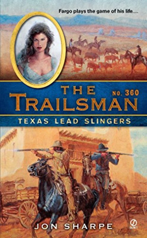 Book cover for "Texas Lead Slingers" by Jon Sharpe