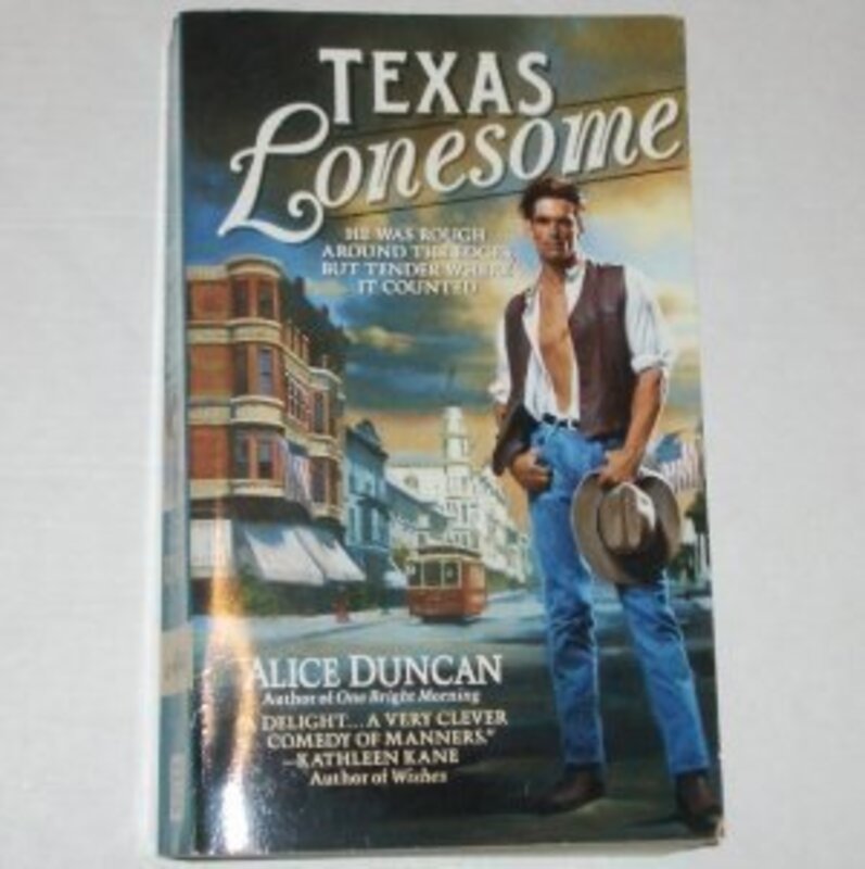 Book cover for "Texas Lonesome" by Alice Duncan