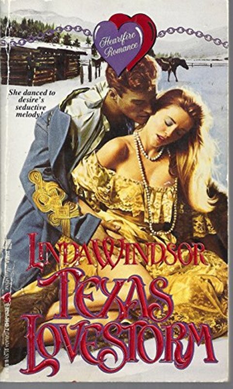 Book cover for "Texas Lovestorm" by Linda Windsor