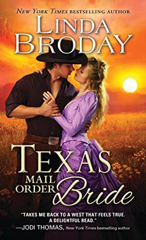 Book cover for "Texas Mail Order Bride" by Linda Broday