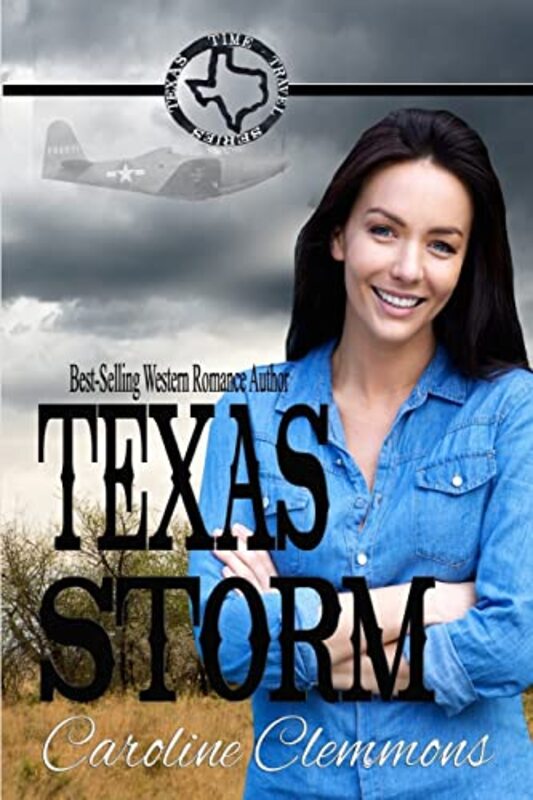 Book cover for "Texas Storm" by Caroline Clemmons