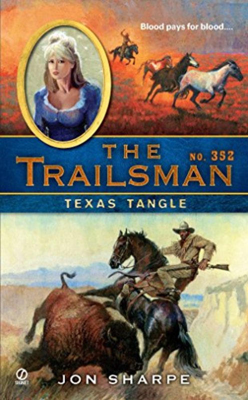Book cover for "Texas Tangle" by Jon Sharpe