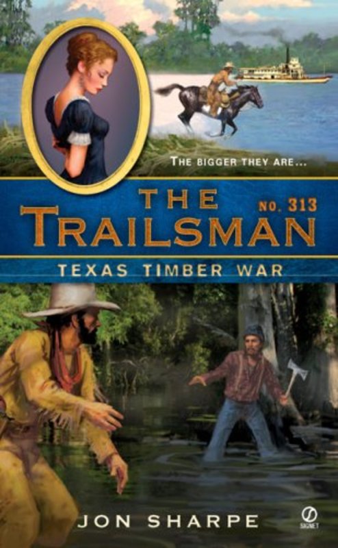 Book cover for "Texas Timber War" by Jon Sharpe