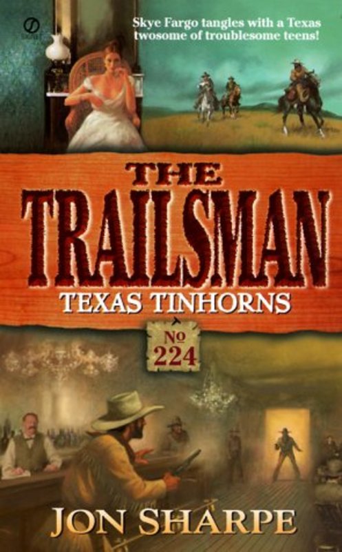 Book cover for "Texas Tinhorns" by Jon Sharpe