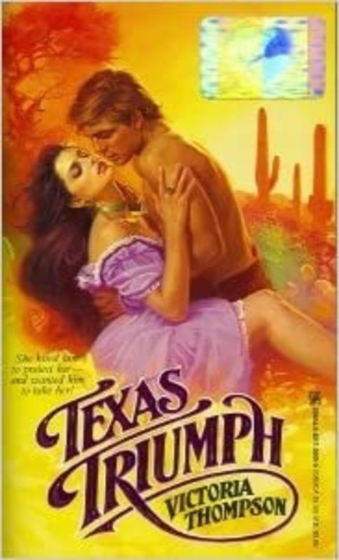 Book cover for "Texas Triumph" by Victoria Thompson