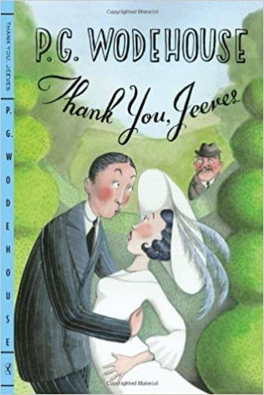 Book cover for "Thank You, Jeeves" by PG Wodehouse