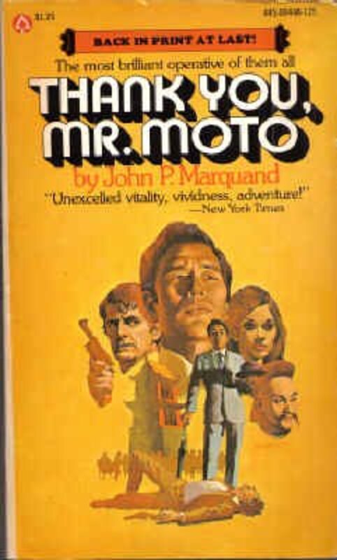 Book cover for "Thank You, Mr. Moto" by John P Marquand