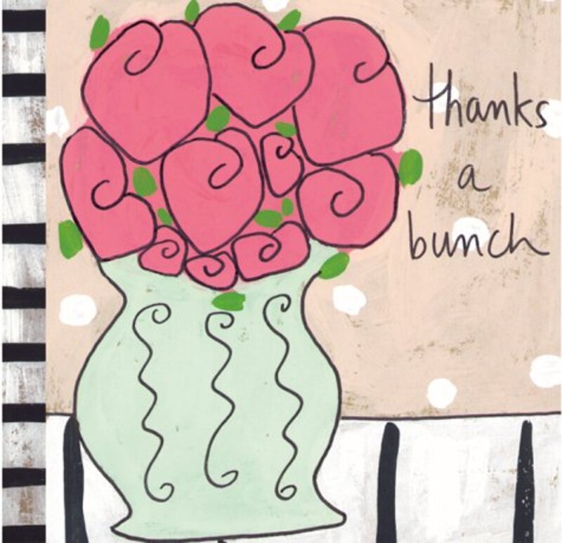 Book cover for "Thanks a Bunch" by Sandra Magsamen