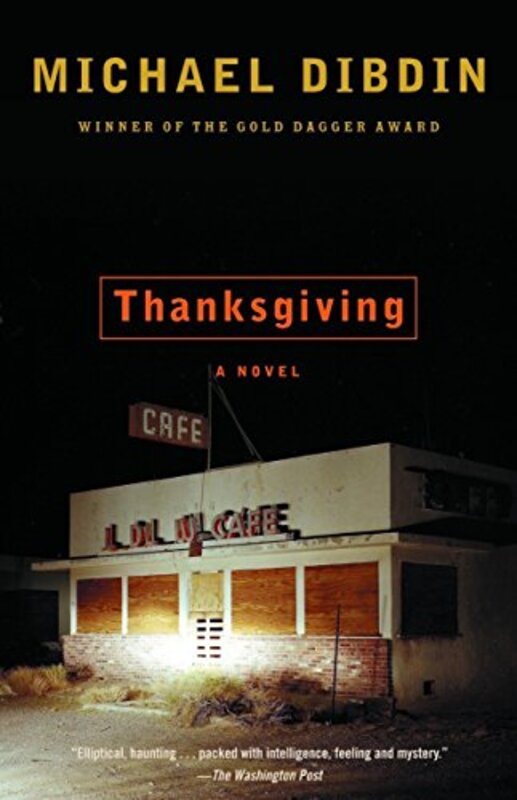 Book cover for "Thanksgiving" by Michael Dibdin