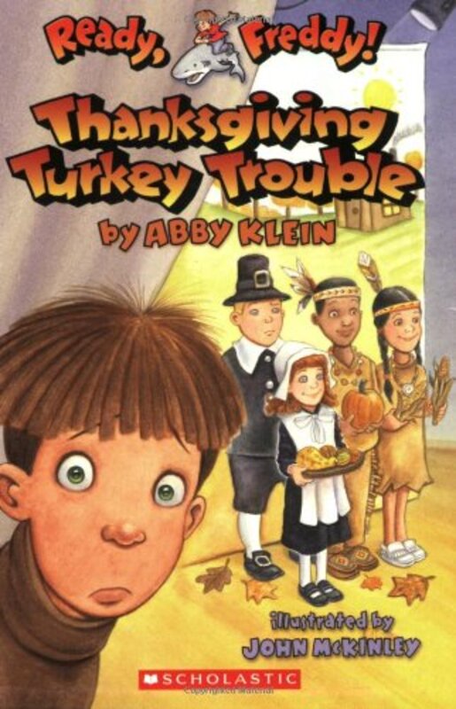 Book cover for "Thanksgiving Turkey Trouble" by Abby Klein