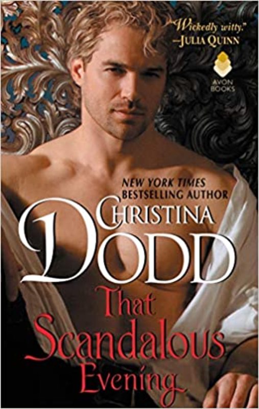 Book cover for "That Scandalous Evening" by Christina Dodd