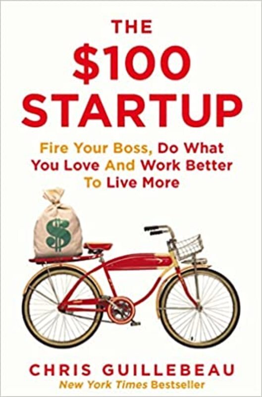 Book cover for "The $100 Startup" by Chris Guillebeau