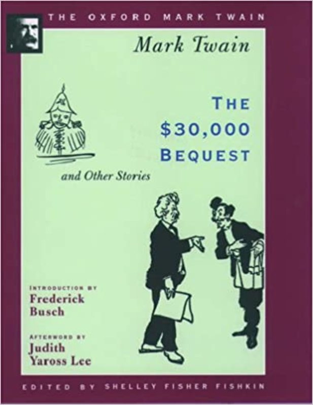 Book cover for "The $30,000 Bequest and Other Stories"