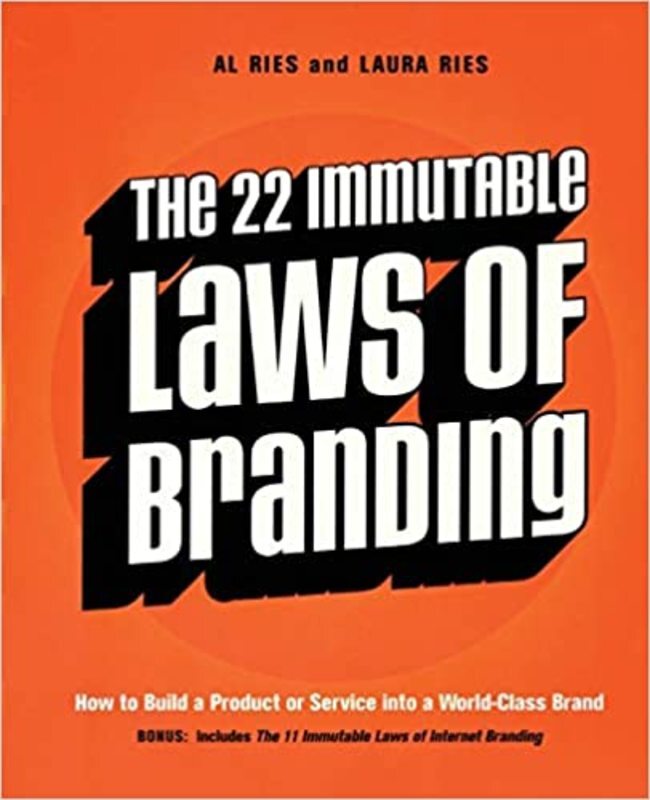 Book cover for "The 22 Immutable Laws of Branding" by Al Ries