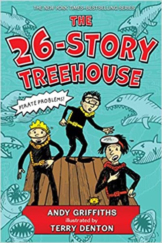 Book cover for "The 26-Story Treehouse" by Andy Griffiths