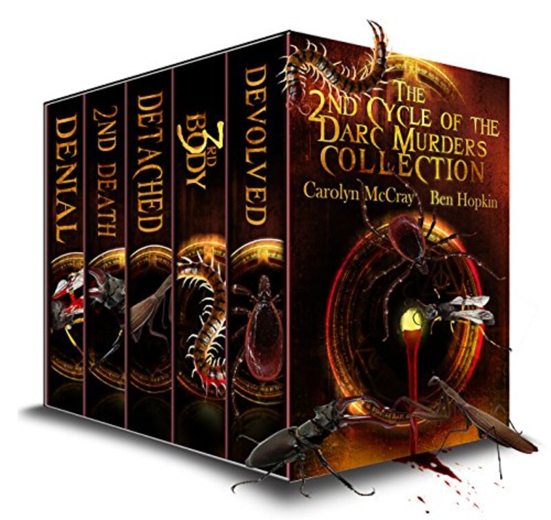 Book cover for "The 2nd Cycle of the Darc Murders Collection" by Carolyn McCray