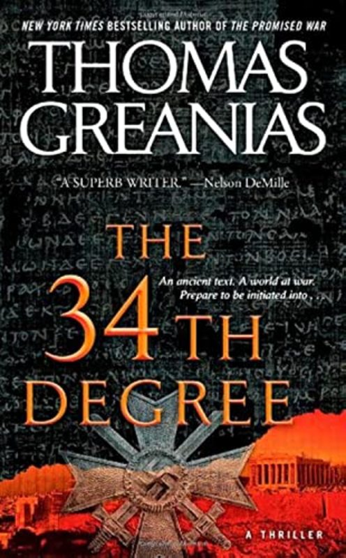 Book cover for "The 34th Degree" by Thomas Greanias