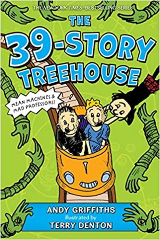 Book cover for "The 39-Story Treehouse" by Andy Griffiths