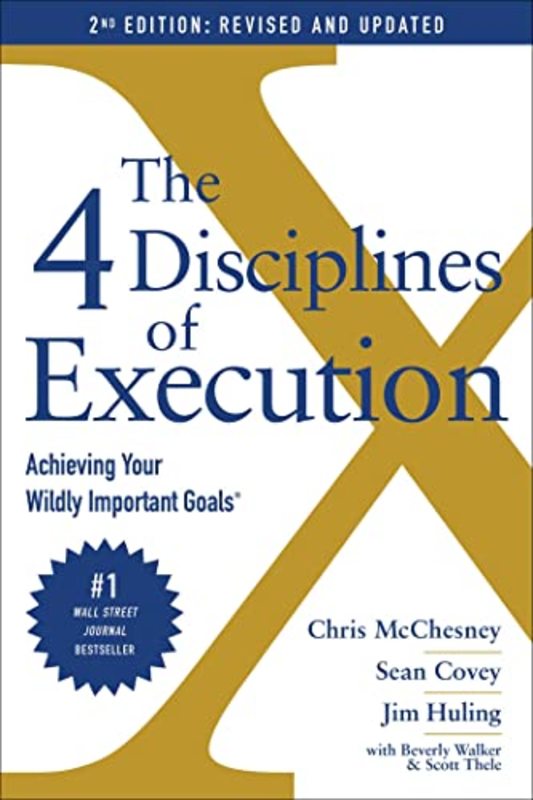 Book cover for "The 4 Disciplines of Execution" by Chris McChesney