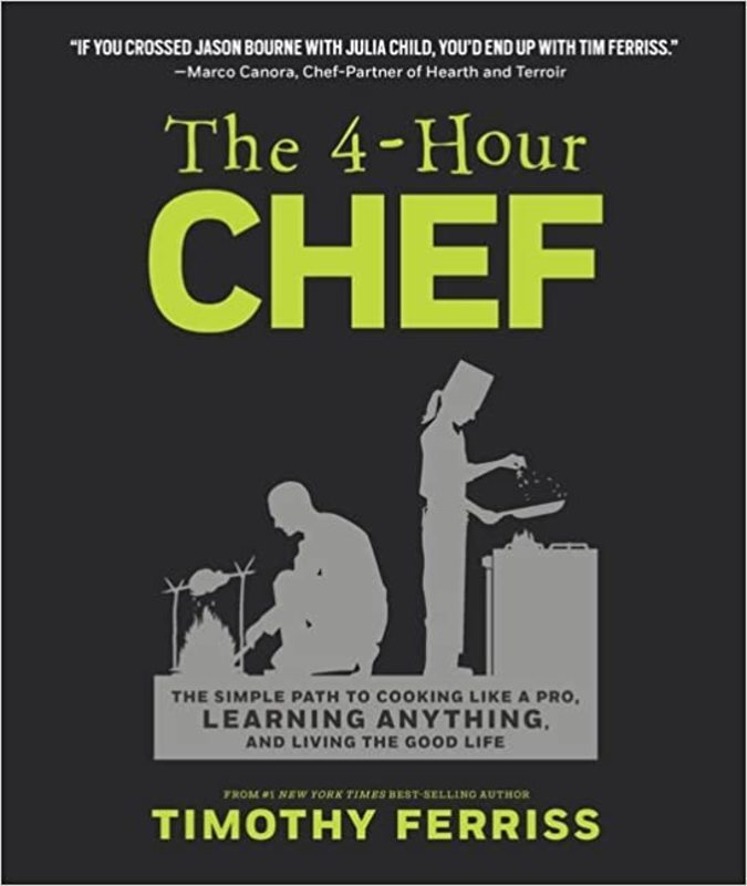 Book cover for "The 4-Hour Chef"
