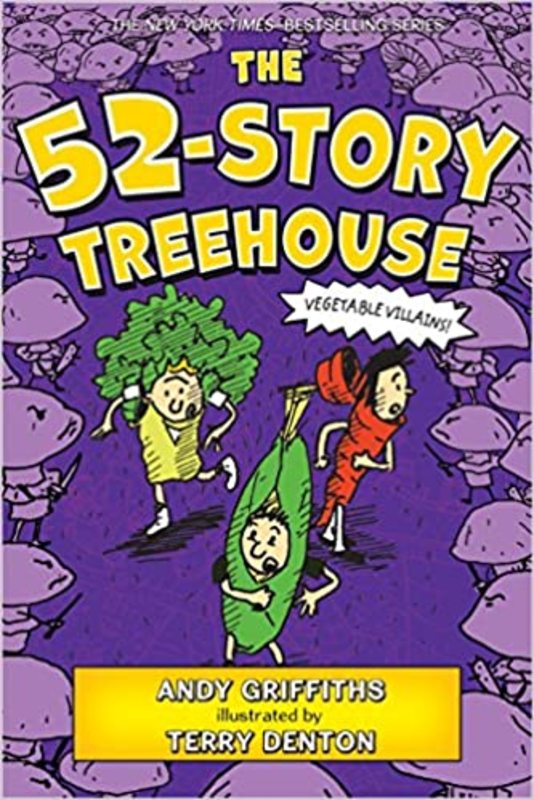 Book cover for "The 52-Story Treehouse" by Andy Griffiths