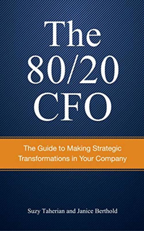 Book cover for "The 80/20 CFO" by Janice Berthold