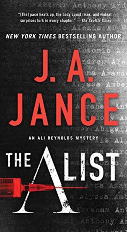 Book cover for "The A List" by J. A. Jance
