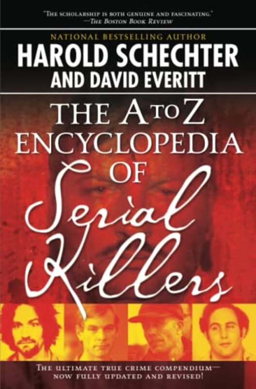 Book cover for "The A to Z Encyclopedia of Serial Killers" by Harold Schechter