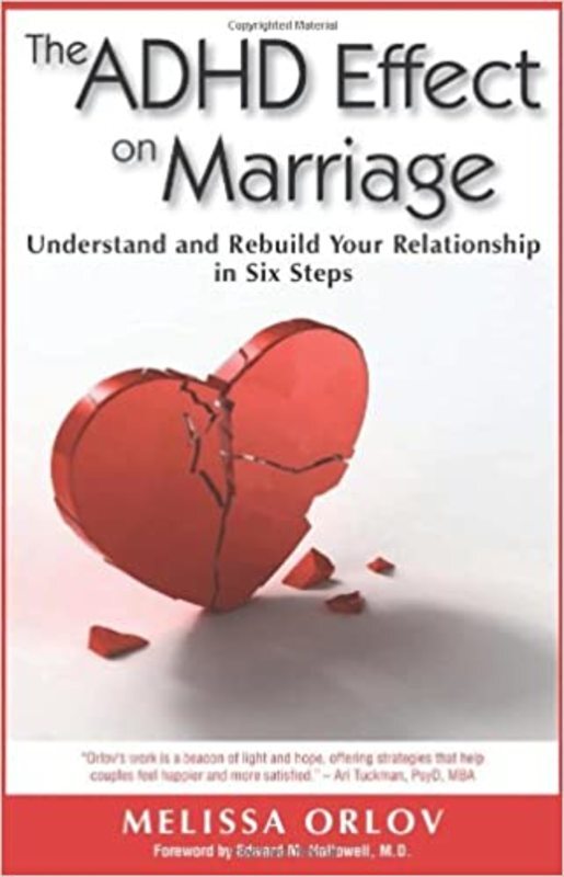 Book cover for "The ADHD Effect on Marriage" by Melissa Orlov