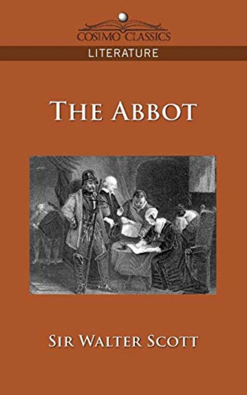 Book cover for "The Abbot" by Walter Scott
