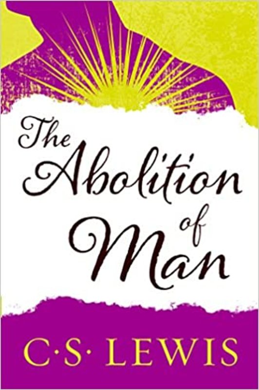Book cover for "The Abolition of Man" by C. S. Lewis