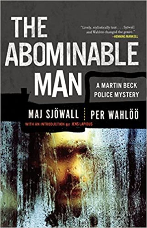 Book cover for "The Abominable Man" by Maj Sjöwall