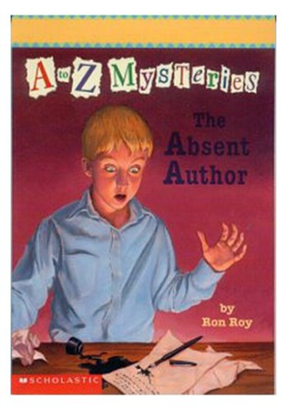 Book cover for "The Absent Author" by Ron Roy